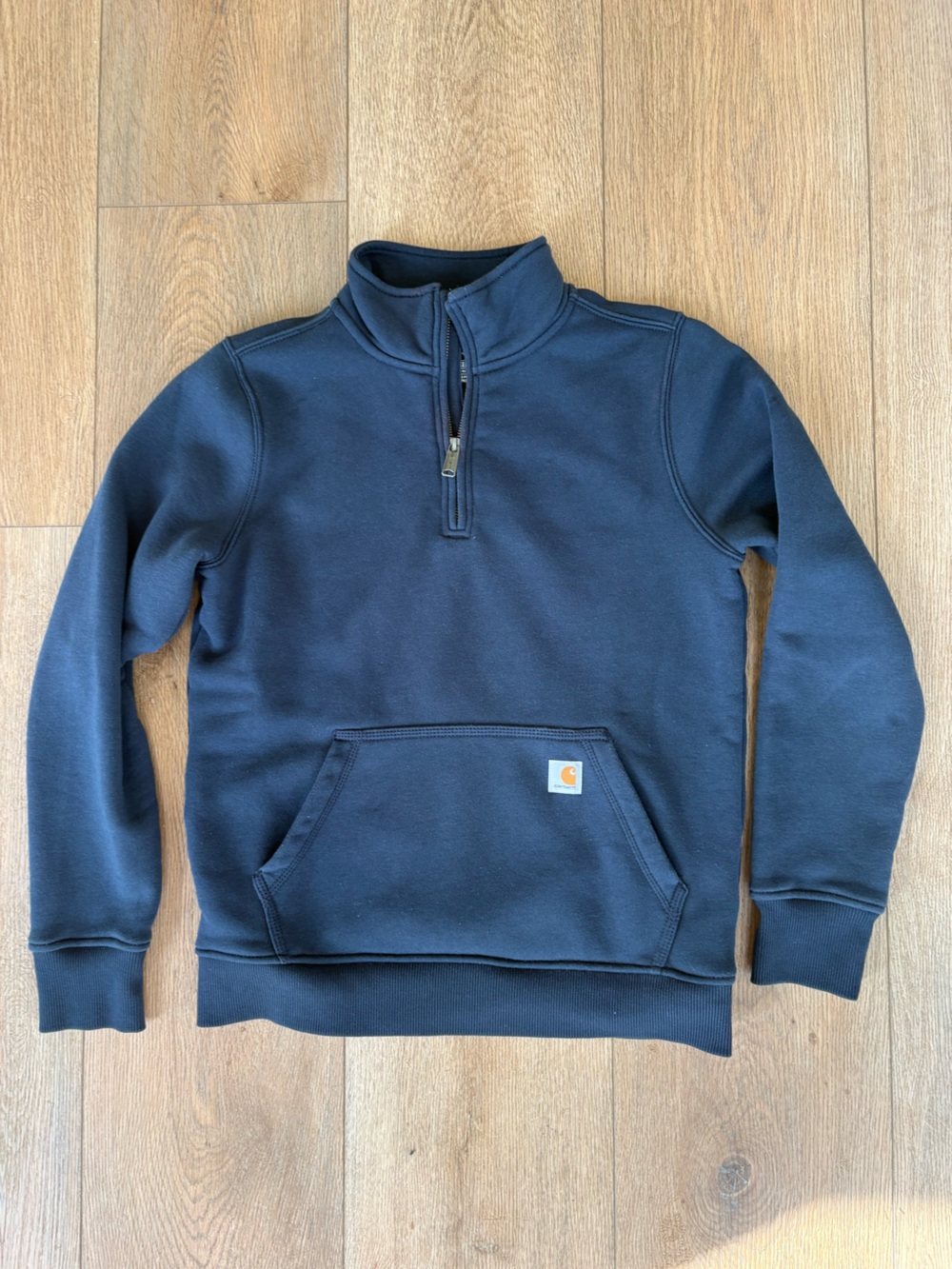Women’s Carhartt Navy Quarter-Zip Work Sweatshirt